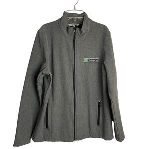 Enterprise Rent-a-Car Jacket Womens L Gray Full Zip Employee Uniform Performance